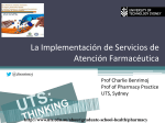 La implementación de servicios de AF, Charlie Benrimoj