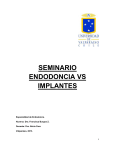 Seminario Endodoncia vs Implantes