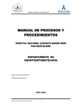manual de procesos y procedimientos