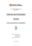 Esquizofrenia - Trabajo Social UDLA