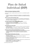 Plan de Salud Individual (IHP)