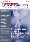 Protocolo para el uso de Inmunoglobulinas Inespecíficas