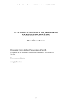 la vivencia corporal y sus trastornos. abordaje psicosomático