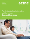 Plan Individual Latin America and Caribbean Bienvenido a Aetna