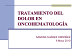 Analgesia en OncoHematología