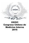 XXXVI Congreso Chileno de Medicina Interna 2015