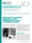 Planificación del tratamiento - Sociedad Argentina de Endodoncia