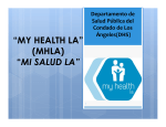 “my health la” (mhla)