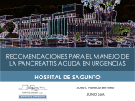 Pancreatitis aguda en Urgencias. Dr. J.J. Noceda Bermejo