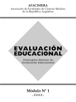 Castro C, Galli A. Evaluación educacional Módulo 1