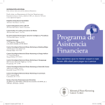 Financial Assistance Program - Spanish