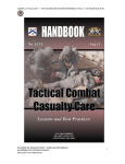 Guías de Tactical Combat Casualty Care
