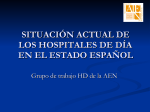 situación actual de los hospitales de día en el estado español