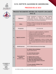 PROCESOS DEL IJC 2015 - instituto jalisciense de cancerologia