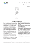 Guía de instrucciones Pantalón elevador Liko, mod. 92 Pantalón