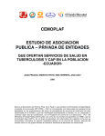 CEMOPLAF ESTUDIO DE ASOCIACION PUBLICA – PRIVADA DE