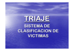 SISTEMA DE CLASIFICACION DE VICTIMAS
