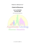 Guía de Recursos - Ageless Living Home Health, LLC