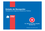 Estado de Recepción - Hospital de urgencia de asistencia pública