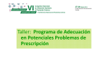 Taller: Programa de Adecuación en Potenciales Problemas de