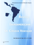 Revista Iberoamericana de Cirugia Vascular Vol 1 Num 1