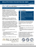 Revised-AQKC Patient Newsletter Winter 2015 FINAL Spanish