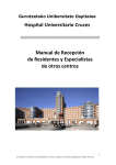 Hospital Universitario Cruces Manual de Recepción de Residentes