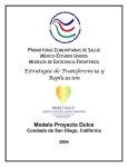 Modelo Proyecto Dulce - San Diego Health Archives