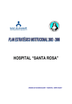 Plan Estratégico del año 2002 al 2006 del Hospital Santa Rosa
