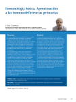 Inmunología básica. Aproximación a las