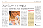 Diagnósticos de alergias.CDR