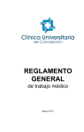 reglamento general - Clínica Universitaria de Concepción