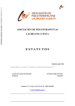 estatutos - Asociación de Psicoterapeutas Laureano Cuesta