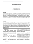 Etiología del Vértigo Vertigo Etiology