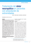Tratamiento del dolor neuropático en pacientes con amputación de