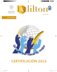 certificación 2015 - Hospital Infantil de México Federico Gómez