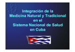 Integración de la Medicina Natural y Tradicional en el Sistema