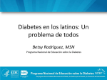 Diabetes en los latinos: Un problema de todos