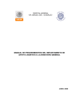 Manual del Departamento de Apoyo Logístico a la Dirección General