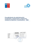 Procedimiento de administración de transfusiones en HRR V3-2015
