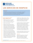 Los servicios de Hospicio