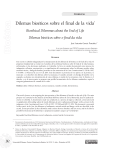 Texto completo en PDF - programa de bioética