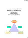 Aspectos éticos y herramientas de ayuda en la toma de decisiones