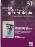 Revista Multidisciplinar Gerontología S-1 junio 2008