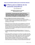 Infoguide: Human Rights Complaints - Spanish