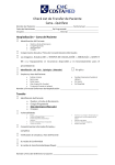 Check List de Transfer de Paciente Cama-Quirófano