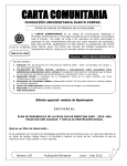 carta comunitaria - Fundación Universitaria Juan N. Corpas