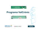 Programa ValCrònic - VI Congreso Nacional de Atención Sanitaria