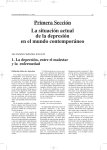 Primera Sección La situación actual de la depresión en el mundo