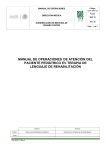 MOP-SMR-03 Manual de operaciones para la atención al paciente